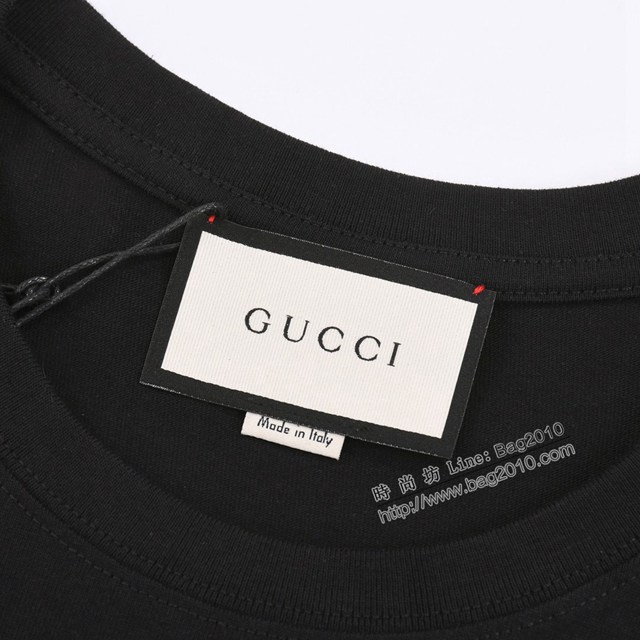 Gucci古奇專櫃古馳2023SS新款印花T恤 男女同款 tzy2699